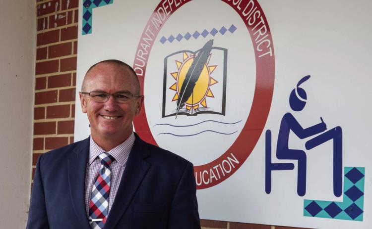 Mark Moring was hired last week as superintendent of the Durant School District. He has been the superintendent in Davis for the past six years and he has 26 years of experience in education. Matt Swearengin | Durant Democrat