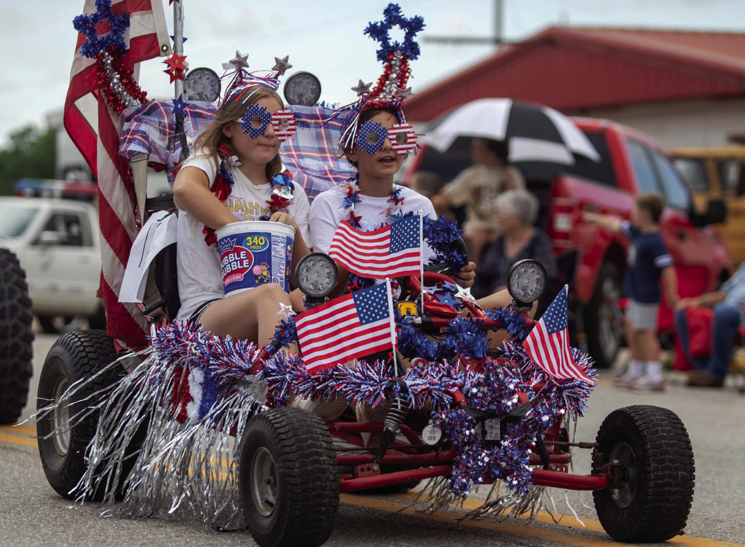 The Bokchito Homecoming Parade had a patriotic theme as the U.S. nears its 250th birthday.