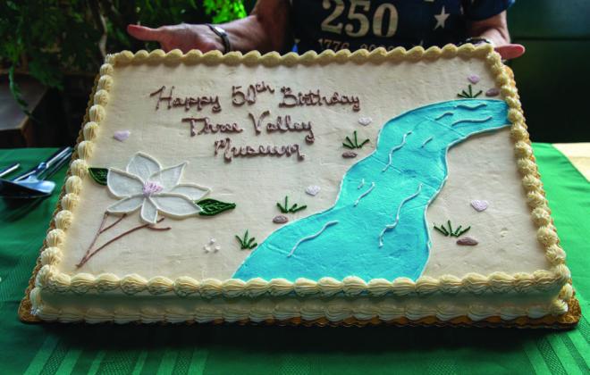 Three Valley Museum celebrated its 50th birthday last Saturday and cake was served. Matt Swearengin | Durant Democrat