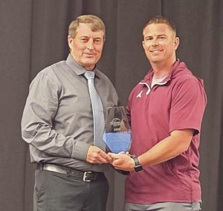 Rock Creek softball coach Wade Johnson was named an Oklahoma Fast Pitch Coaches Association Hall of Fame honoree. Photo provided