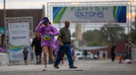 The 17th annual Colton’s Main Street Run is Oct. 17. It began raining after the run started last year. Matt Swearengin | Durant Democrat