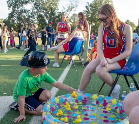 Rubber duckies was among activities during the Northwest Heights Elementary School Fall Family Fun Night on Sept. 24. Matt Swearengin | Durant Democrat