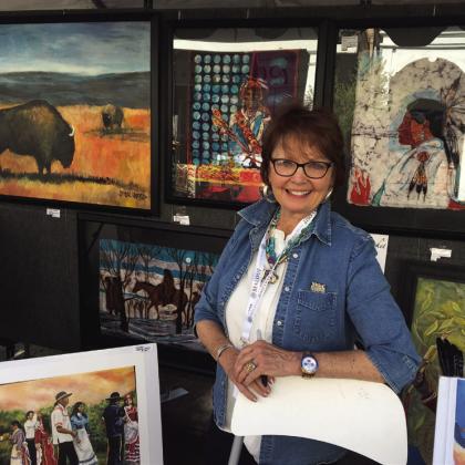 Jane Semple Umsted is the 2026 Honored Artist for the 40th Annual Red Earth Festival. Photo provided