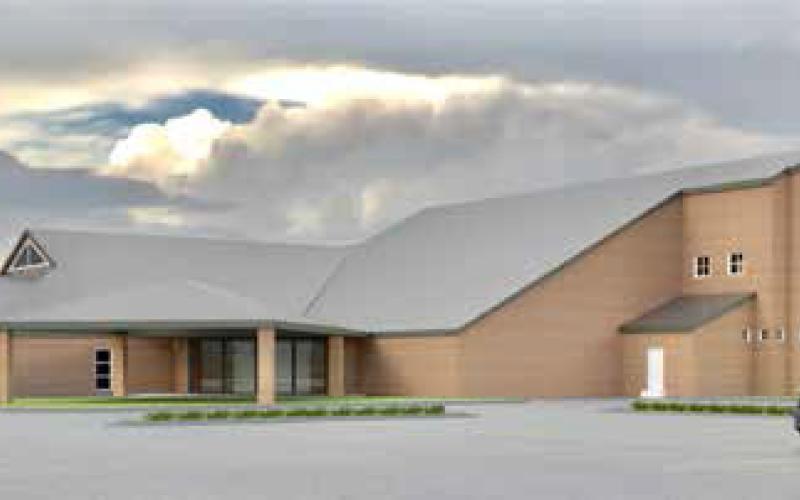 This is a rendition of what the Durant Church of Christ Auditorium will look like when completed. Image provided