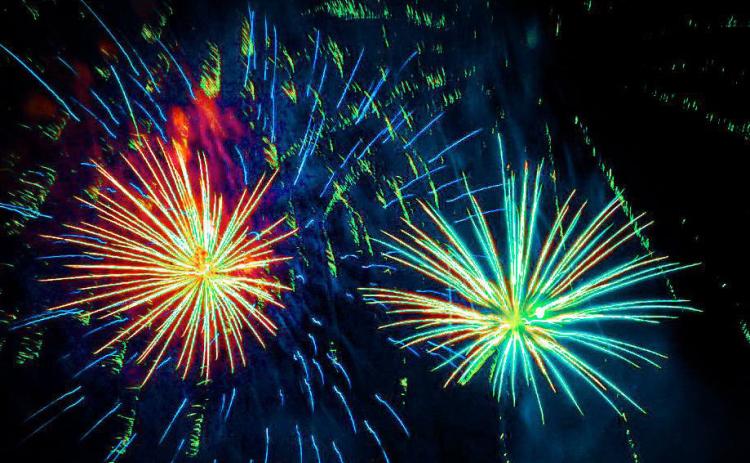 Lake Texoma fireworks show