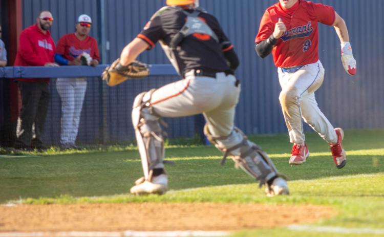 Cole Robbins was named the All-District third baseman. Matt Swearengin | Durant Democrat