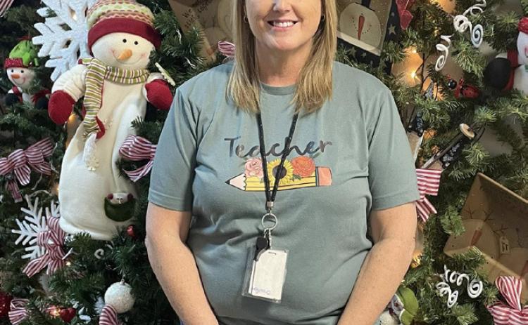 Calera kindergarten teacher Debra Crawford has been selected as a finalist for the Elementary Educator Merit Award. Photo provided