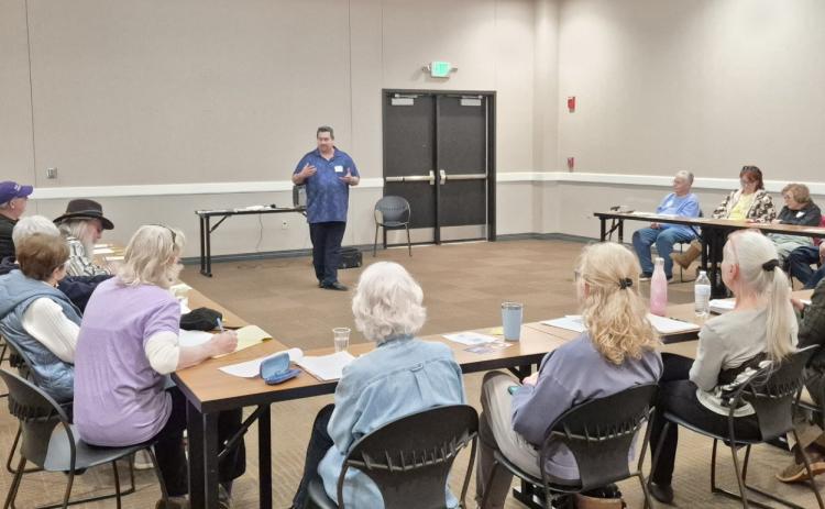 Democrat candidates speak to local Democrats