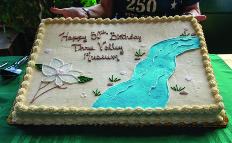 Three Valley Museum celebrated its 50th birthday last Saturday and cake was served. Matt Swearengin | Durant Democrat