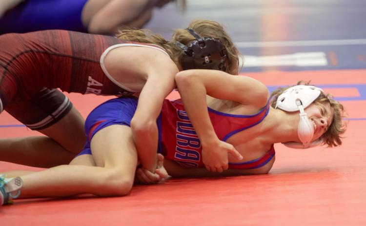 Canan Walls is among Lions returning to the Durant High School wresting team this school year. Matt Swearengin | Durant Democrat