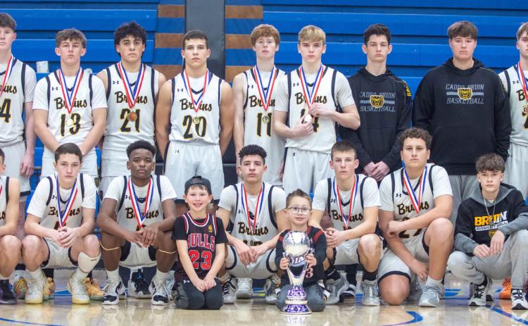 Caddo boys repeat as County Tourney champs