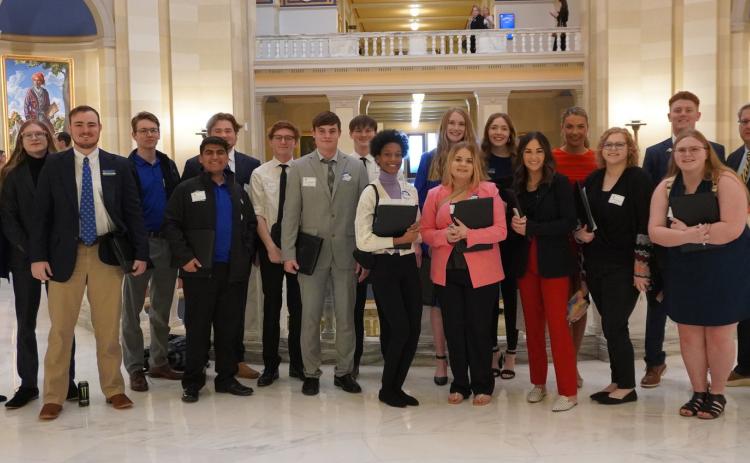 Southeastern students attend 2024 Higher Education Day at the capitol