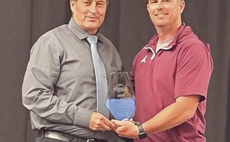 Rock Creek softball coach Wade Johnson was named an Oklahoma Fast Pitch Coaches Association Hall of Fame honoree. Photo provided