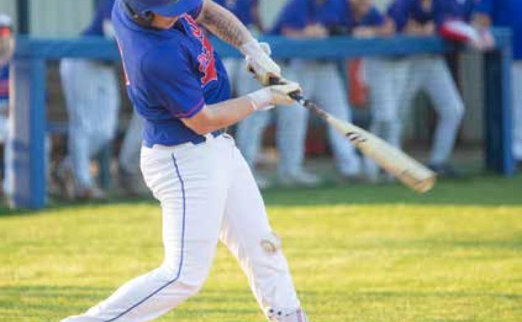 Matt Swearengin | Durant Democrat Lion Colton Poore is up to bat.