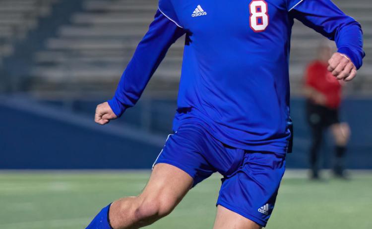 Lion Jack Burrage is shown during a recent game with Ardmore. Photo by Tony Goza