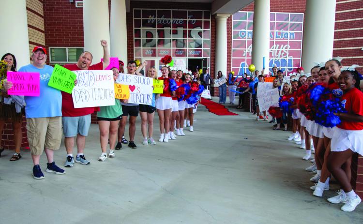 Teachers and staff welcomed back to school
