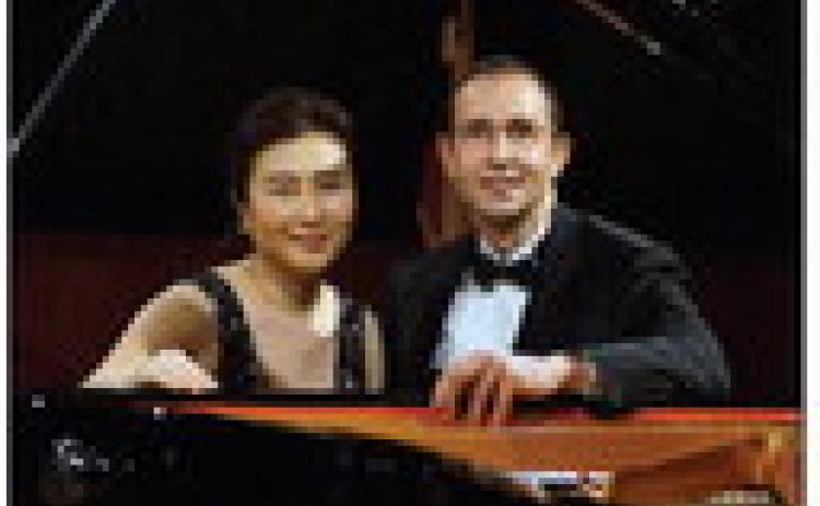 The piano duo of Sangmi Lim and Dino Mulic will be Jan. 21 at Southeastern. Photo provided