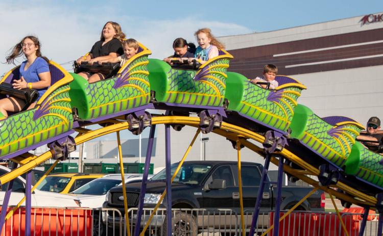There were many rides at the Magnolia Festival carnival. Matt Swearengin | Durant Democrat