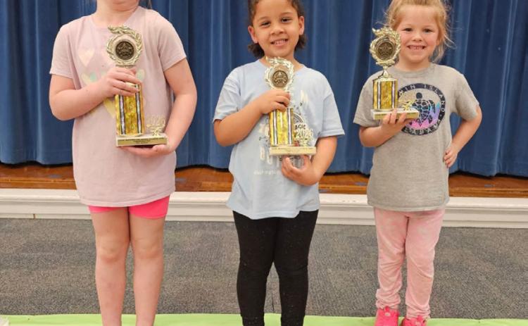 Washington Irving recently held their annual Science Fair. A big thank you to the judges, Dr. Gordon Eggleton and Dr.Tim Smith for taking the time to support our students and their hard work! Congratulations all participants. Kindergarten: 1st Place-Olivia Maxey,2nd Place-Annleigh Jones and 3rd Place-Cheyenne Hall.
