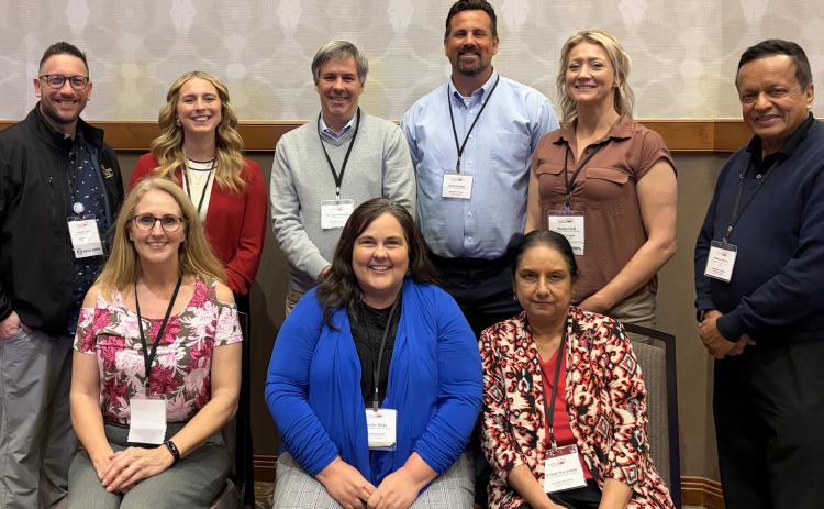 Photo provided SE students along with recent graduates and faculty members attended the Southwestern Psychological Association convention.