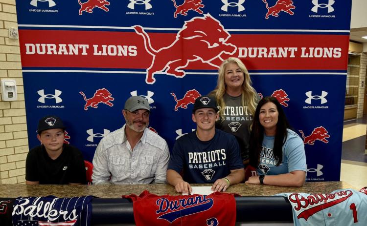 Durant High School senior Colton Poore signed to play baseball with Mission University in Springfield, Missouri. Jim Reagan | KLBC