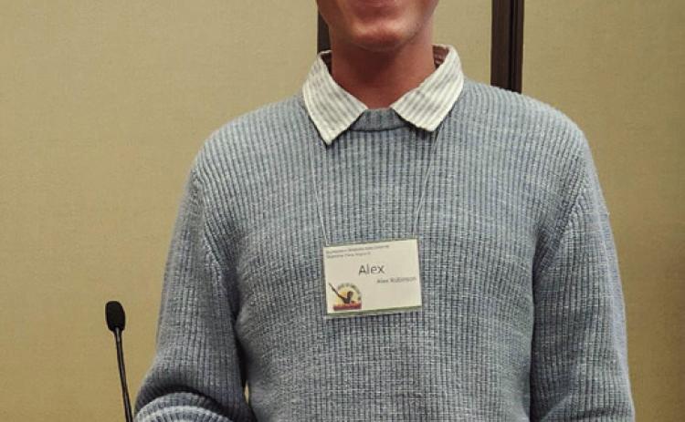 Southeastern student Alex Robinson, a senior management major from Bokchito and president of the Oklahoma Theta chapter, was elected as the Region II Student Representative on the Alpha Chi National Council for the 2024-26 term. Photo provided