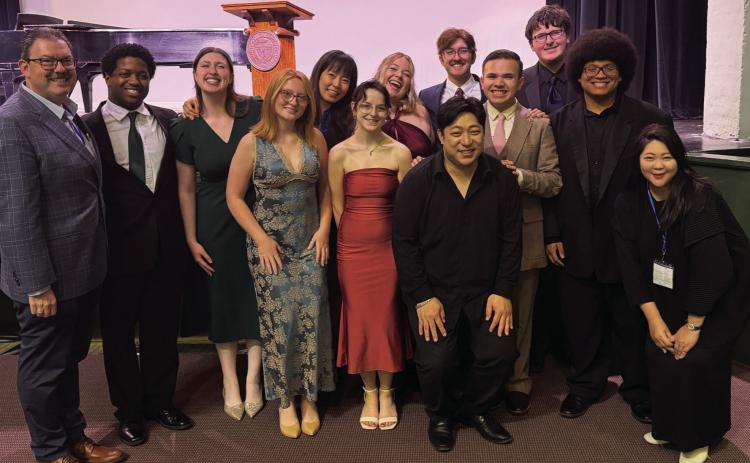 Students from Southeastern performaned at the Oklahoma chapter conference and student auditions of the National Association of Teachers of Singing in Chickasha. Photo provided