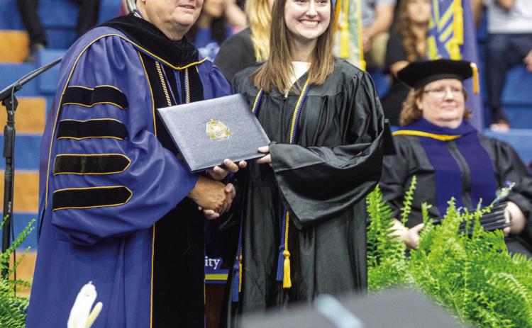 Southeastern spring commencement was for undergraduates was Saturday at Bloomer Sullivan Arena.