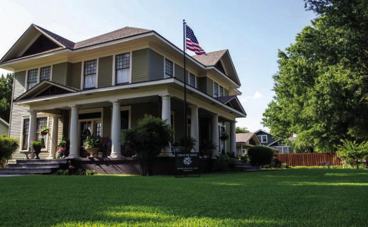 Steve and Elizabeth Brittingham’s home was selected as the Yard of the Month by the Keep Durant Beautiful Committee. Matt Swearengin | Durant Democrat