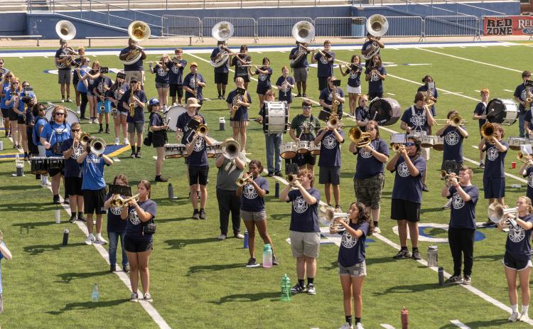 More than 350 local high school students perform with Spirit of Southeastern on 2025 Band Day