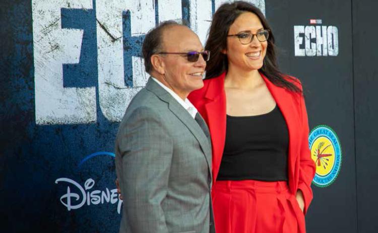 Choctaw Nation Chief Gary Batton poses with Sydney Freeland, producer and director of the Marvel Studios series, Echo that features a Choctaw character. Matt Swearengin | Durant Democrat