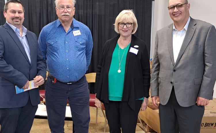U.S. representative candidate Brandon Wade visits Durant