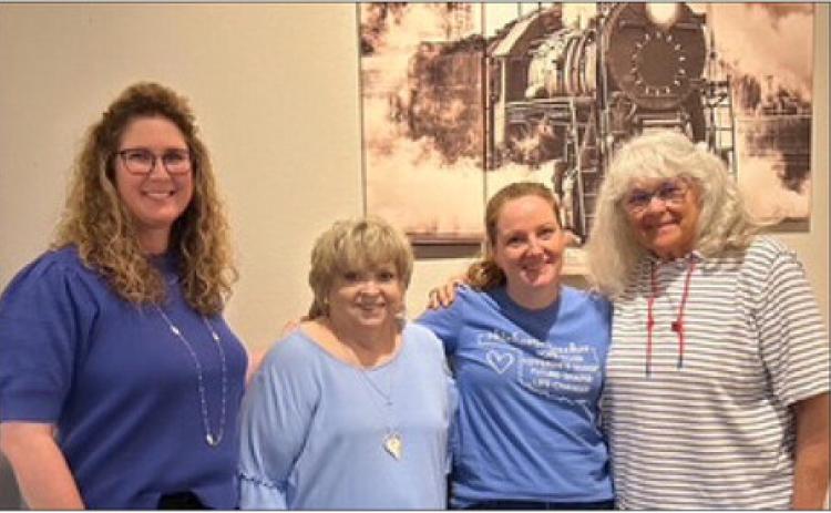 Shown are, Durant Independent School District 2023-2024 Teacher of the Year and top 10 state finalist Shaundra Usry, BCRE President Jerri Goforth, DISD 2022-2023 Teacher of the Year and top 10 finalist Lisa Sager and BCRE VP Leslie Webster. Photo provided