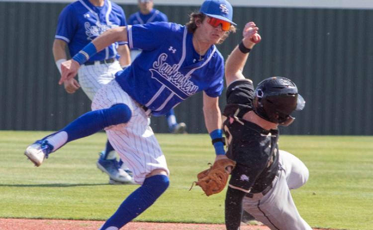 Gage Dollins will be playing for the Southeastern baseball team this season. Matt Swearengin | Durant Democrat