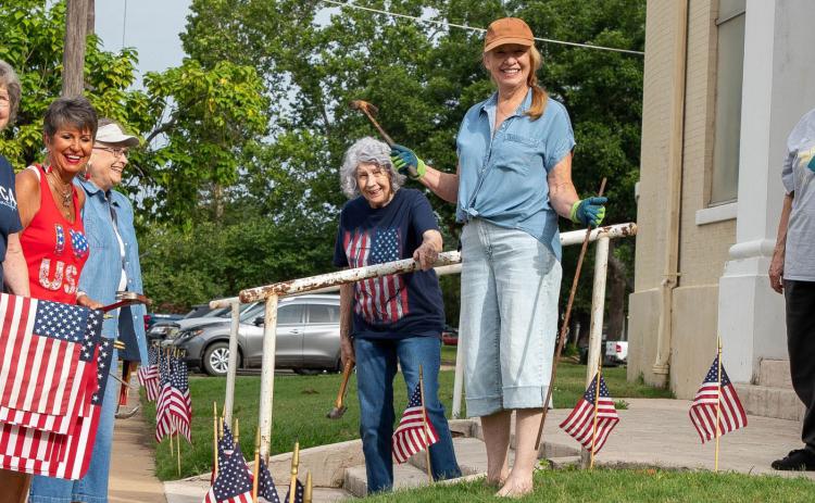First Christian Church decorates for July 4th
