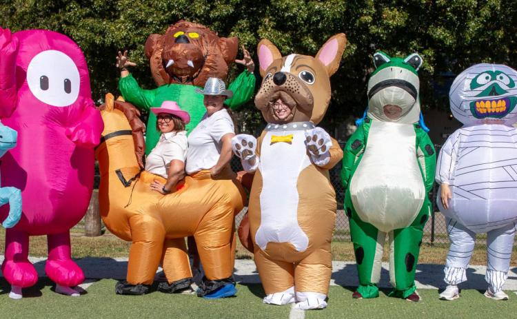The Washington Irving Elementary School second annual Special Olympics Inflatable Race was Oct. 31. Matt Swearengin | Durant Democrat