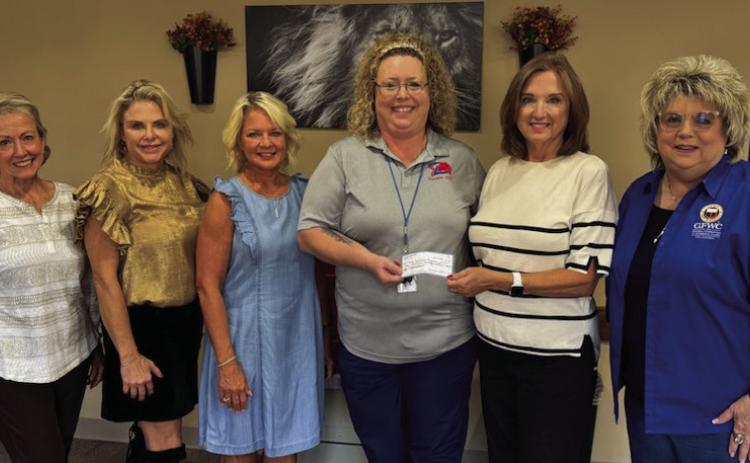 Shown are Durant Fortnightly Club members Lynette Parmley, Rhonda Sturch, Mona Campbell, Erin Cheney (CNS director), Paula Sullivan and Sharon Robinson. Photos provided