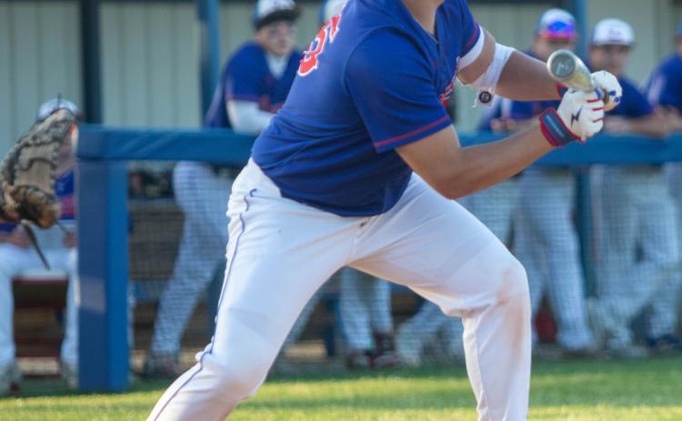 Lion Maddox Arnold is up to bat. Matt Swearengin | Durant Democrat