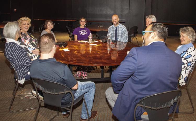 Roundtable discussions were held recently at the library to discuss ways to improve Main Street. Matt Swearengin | Durant Democrat