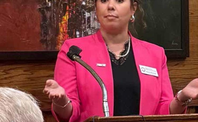 Oklahoma Teacher of the Year speaks to Kiwanis