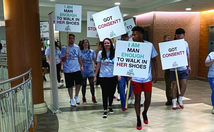 The Choctaw Nation had its annual Kick Up Your Heels Walk Saturday at Choctaw Headquarters. The walk brings awareness to sexual abuse. Photos provided | Choctaw Nation