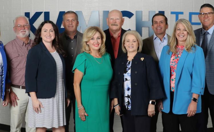 Kiamichi Tech board members from left are, Shelley Free, Ron Boyer, Anne Brooks, Bobby Long, Colette Harper, Larry Culwell, Betty Ford, Ernie Taylor, Kelly Grego and Doug Hall. Photo provided | KTC