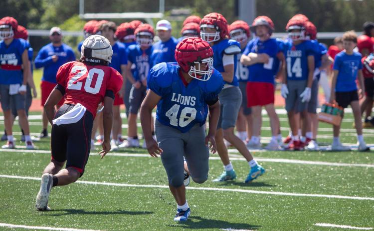Lions wrap up spring drills with team camp