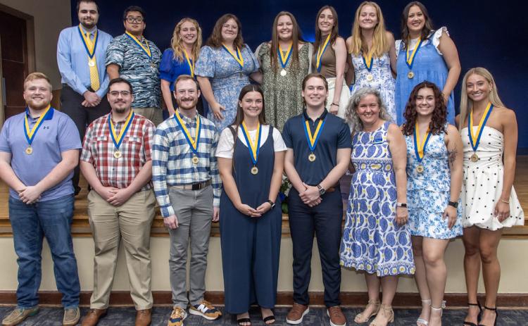 The Honors Program at Southeastern Oklahoma State University had a recent banquet. Dan Hoke | SE