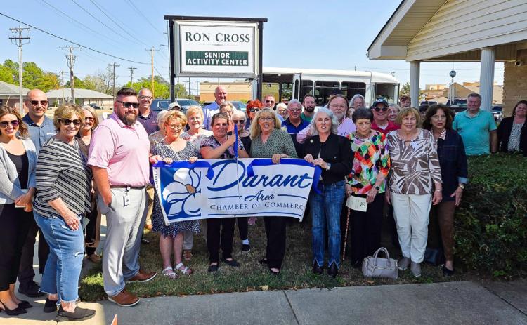 A ribbon cutting from the Durant Area Chamber of Commerce was held last week for the renovated Ron Cross Senior Activity Center. Photo provided | Durant Area Chamber of Commerce