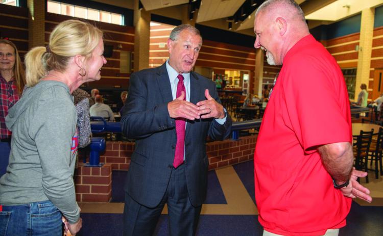 Retirement reception held for the Merideths