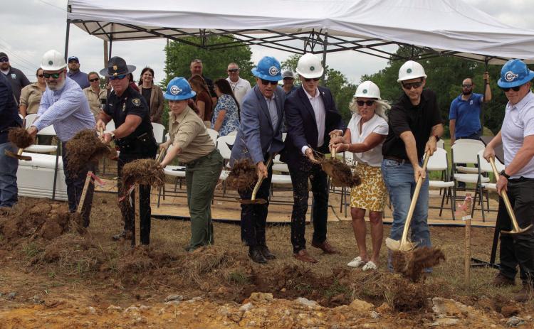 Ground was broken last week for the new City of Durant animal shelter. Matt Swearengin | Durant Democrat