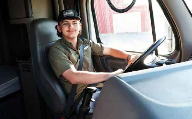 Judge Jones, a fourth-generation truck driver, earns his Class A CDL from Central Tech Truck Driver Training and Kiamichi Tech in Durant. Jessie Phillips | Kiamichi Tech