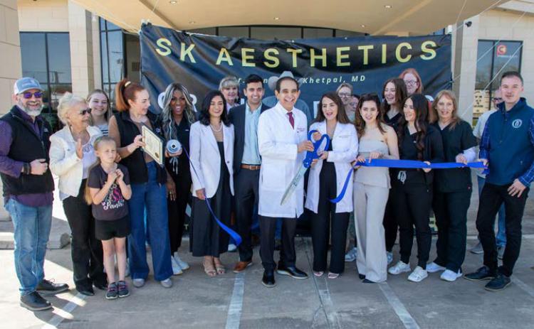 SK Aesthetics had its grand opening and ribbon cutting from the Durant Area Chamber of Commerce on March 22. The business takes a holistic approach to caring for the whole body, helping their clients feel and look their best. They offer advanced laser treatments and comprehensive skin rejuvenation solutions. SK Aesthetics is located at 2701 University Blvd. Matt Swearengin | Durant Democrat