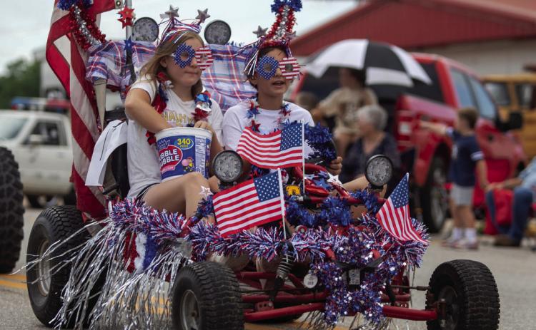 The Bokchito Homecoming Parade had a patriotic theme as the U.S. nears its 250th birthday.